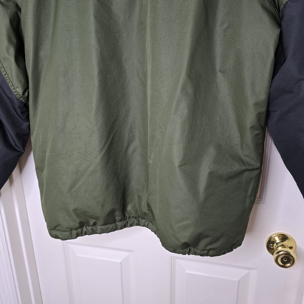 Green black zip front coat Columbia Mens L - Picture 14 of 16